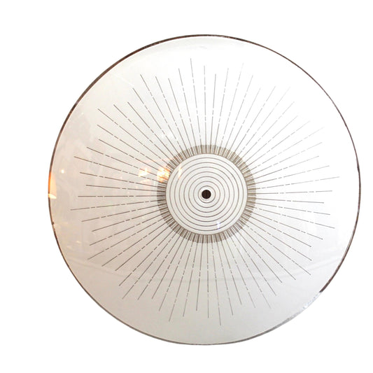 Vintage 16 inch  Round Starburst Ceiling Light Shade
