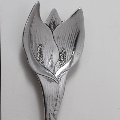 Vintage Arthur Court Bunnies &  Salad Bowl with Tulip Serving Utensils