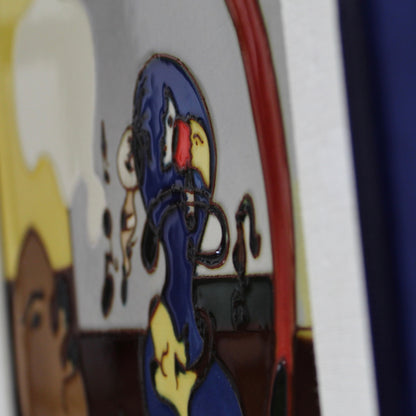 Vintage Ceramic Plaque Dutch Interior II" by Joan Miró