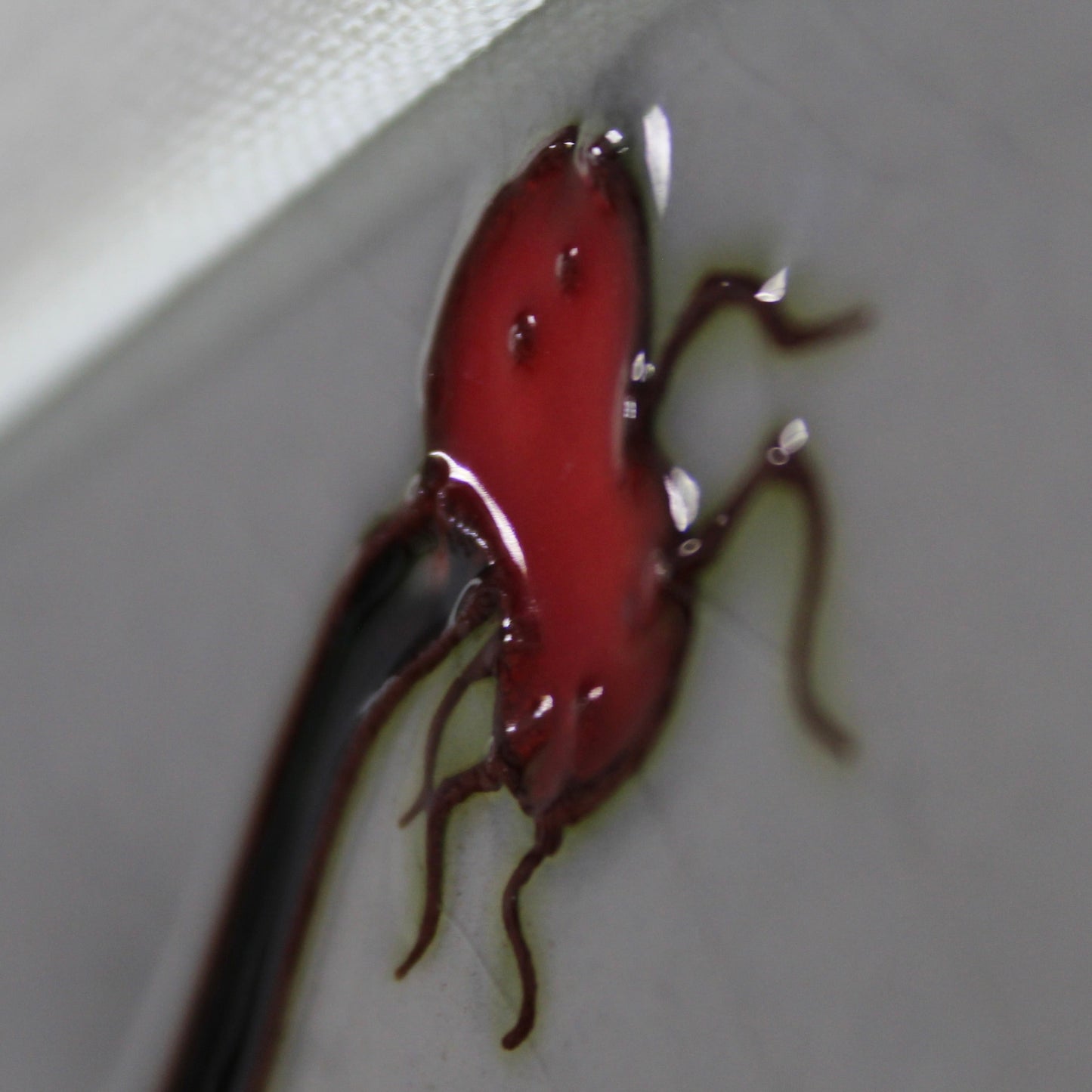 Vintage Ceramic Plaque Dutch Interior II" by Joan Miró, Blue Framed Cermaic Tile