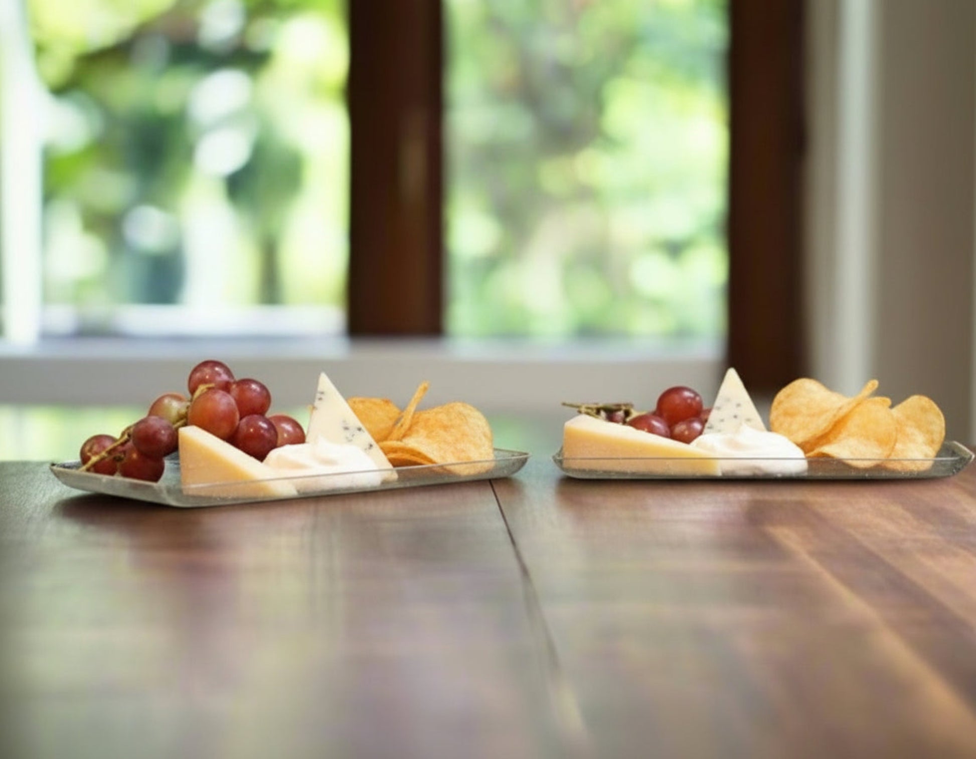 Lucite Hostess Trays