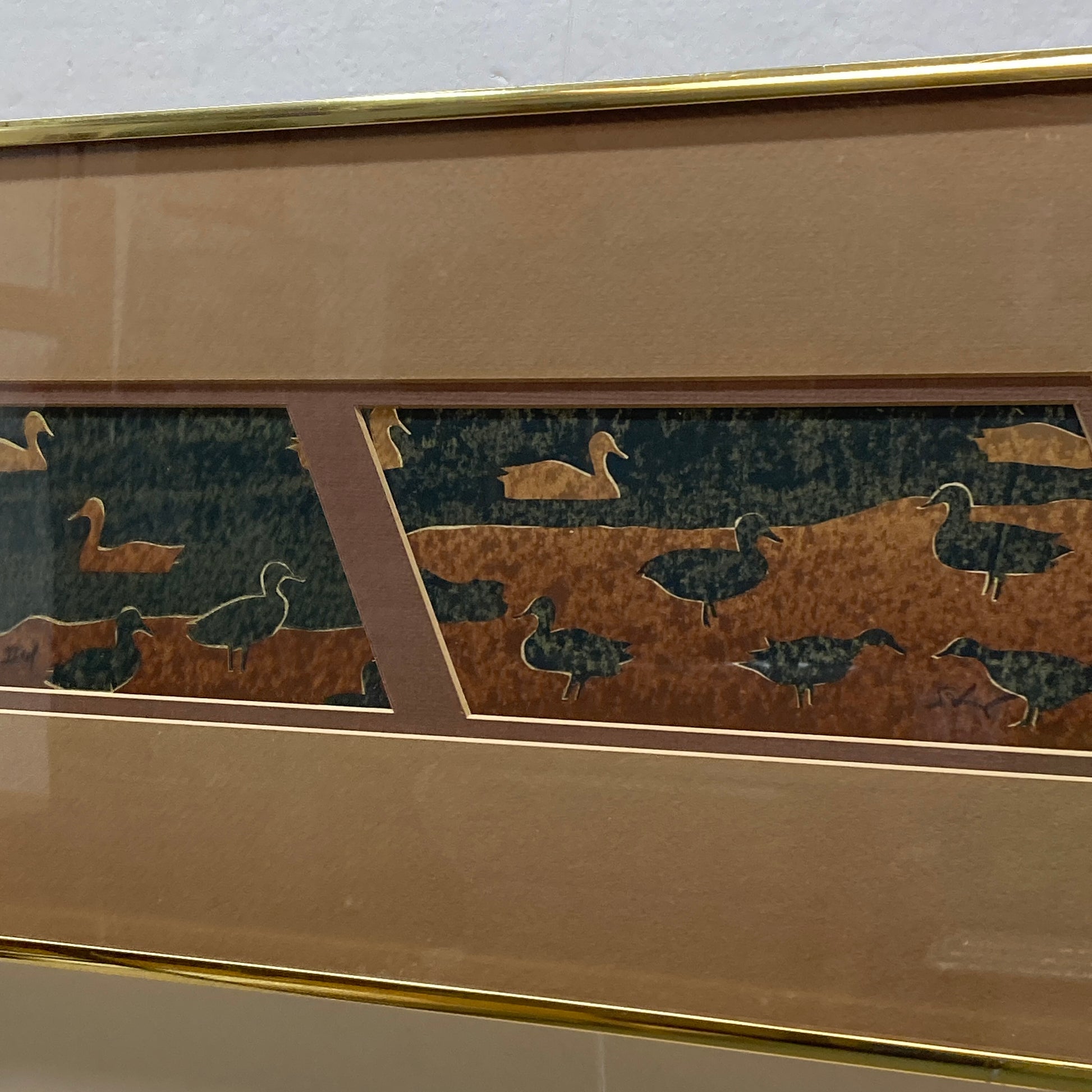 Vintage Harris Strong Mixed Media Duck Art