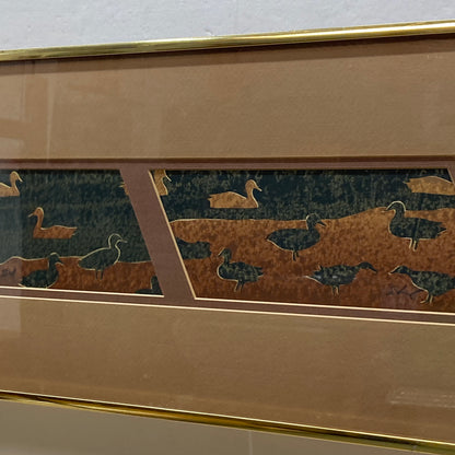 Vintage Harris Strong Mixed Media Duck Art
