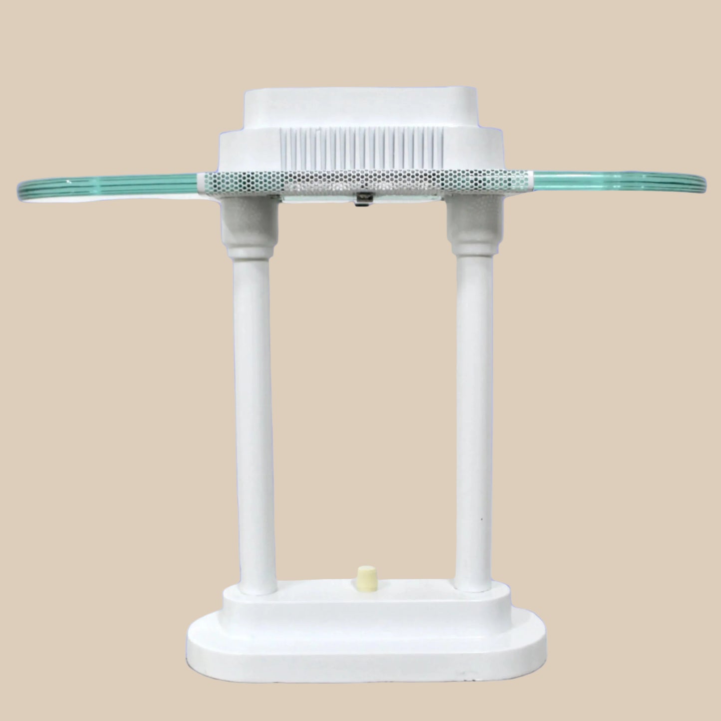 Vintage Kovacs Style White 1980s Halogen Desk Lamp