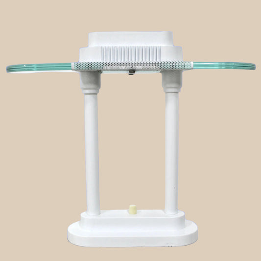 Vintage Kovacs Style White 1980s Halogen Desk Lamp