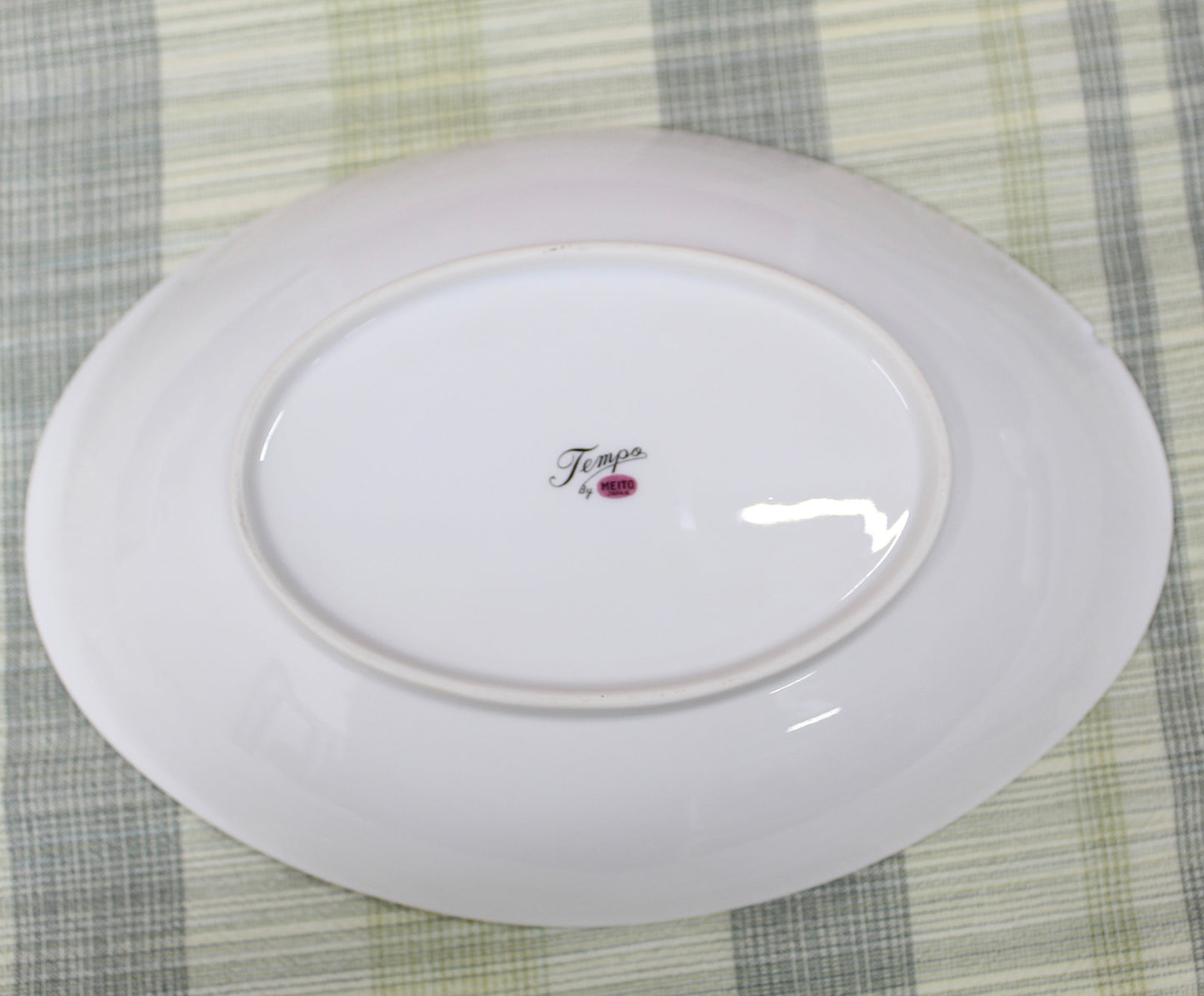 Vintage MCM Meito Japan "Tempo" Fine China Oval Serving Bowl.