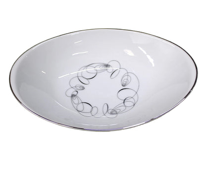 Vintage MCM Meito Japan "Tempo" Fine China Oval Serving Bowl.
