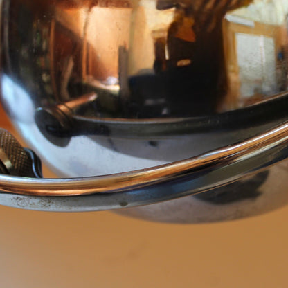 Vintage Space Age Chrome Eyeball Floor Lamp.