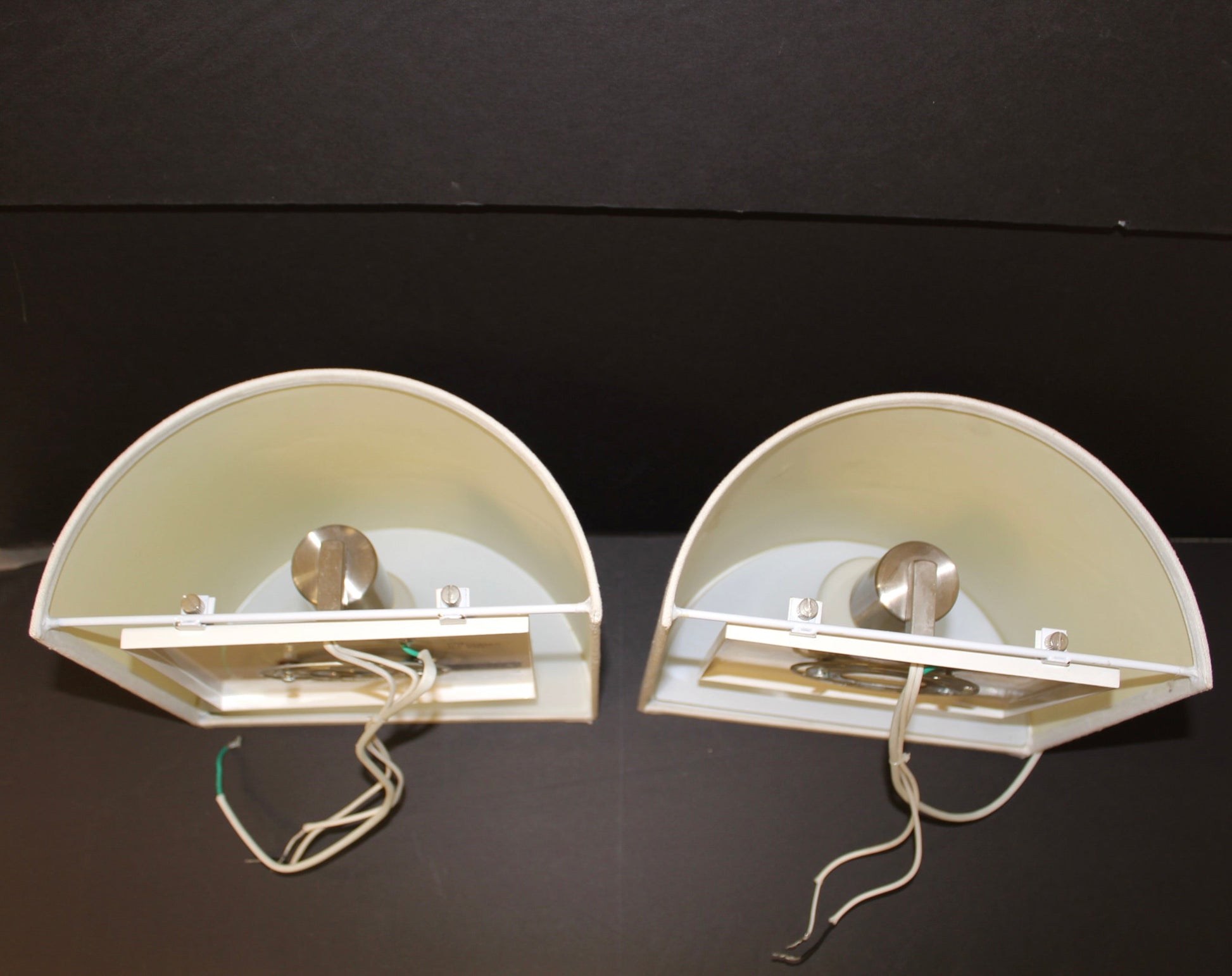 White Canvas Wall Sconce
