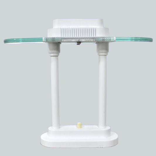 Vintage Kovacs Style White 1980s Halogen Desk Lamp