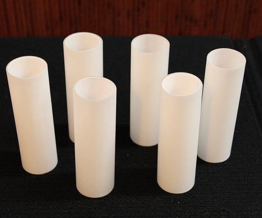 Frosted Glass Candle Covers Candelabra| Set of 6