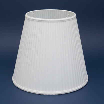 Vintage Bright White Empire-Style Lampshade