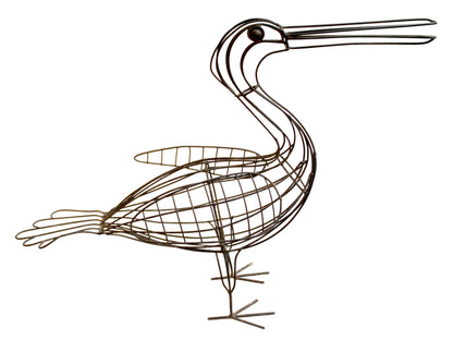 Pelican Wire Art Sculpture