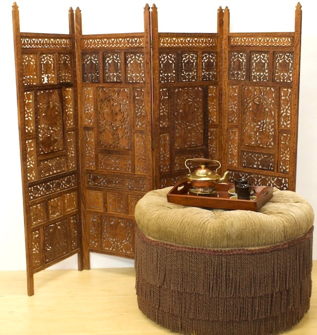 Handcrafted Wood Room Divider/ Privacy Screen