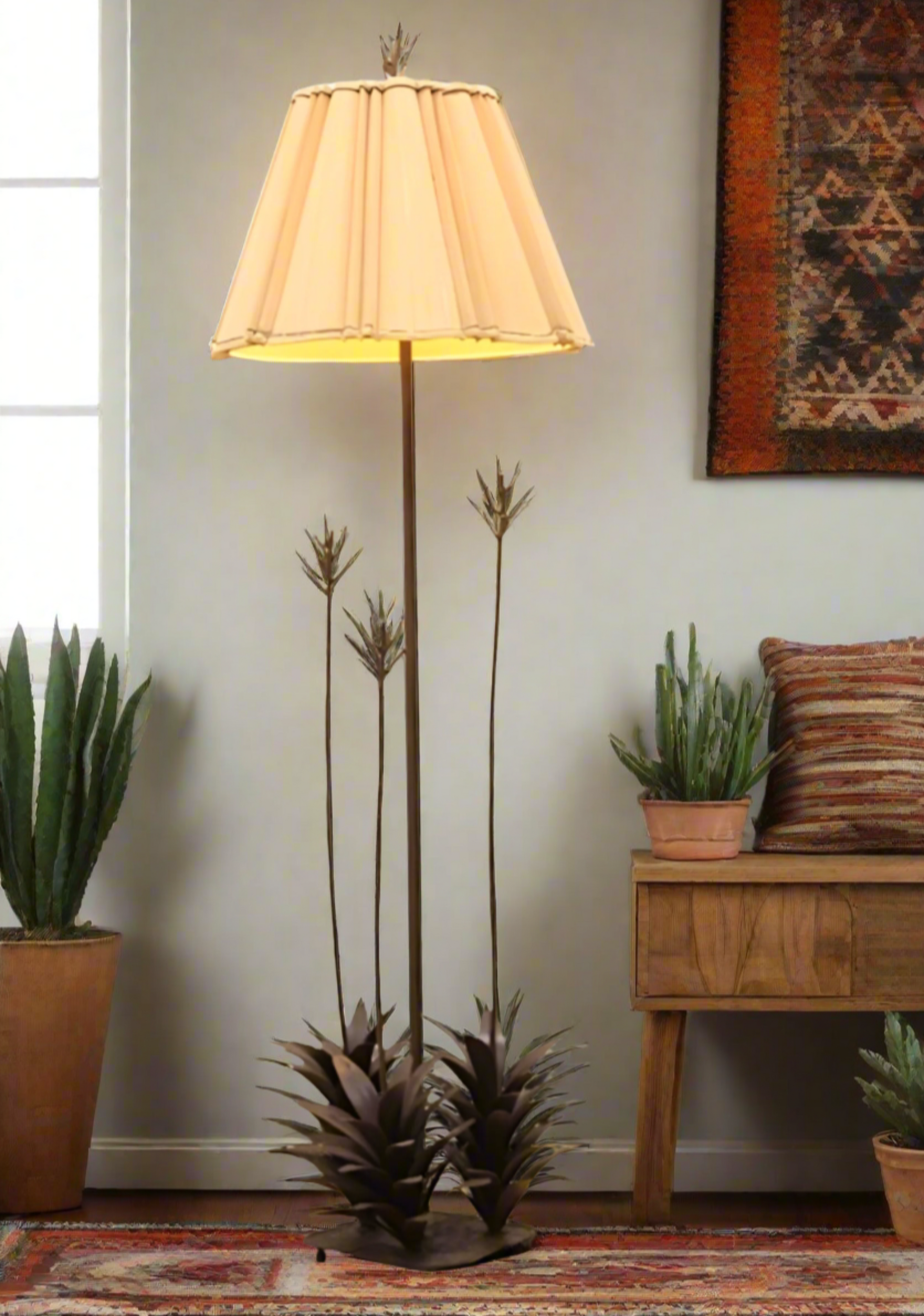 Desert Plant Floor Lamp | Southwest Desert Decor