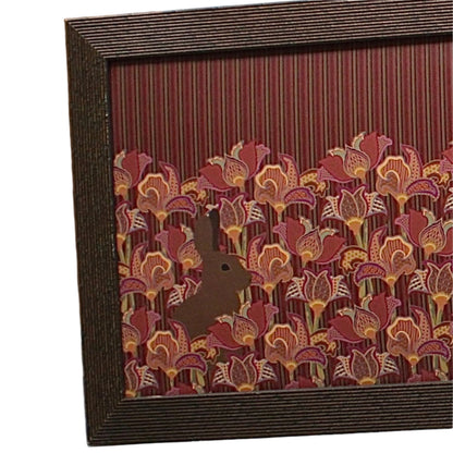 Extra Large Framed Bunny Wall Art.