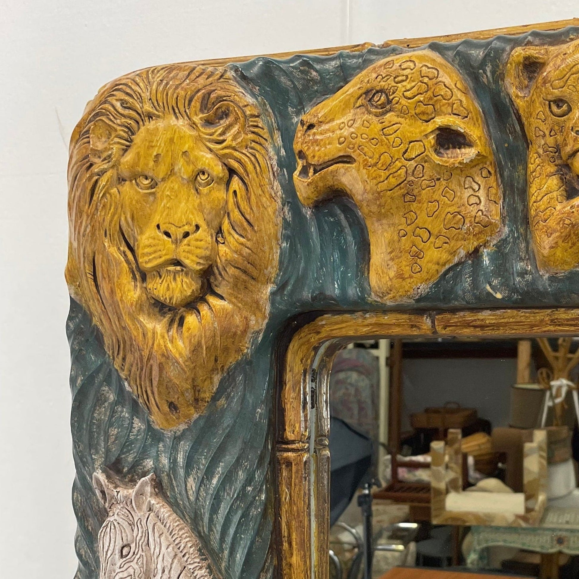 Vintage Wall Mirror | Safari Animals | from OffCenterModern