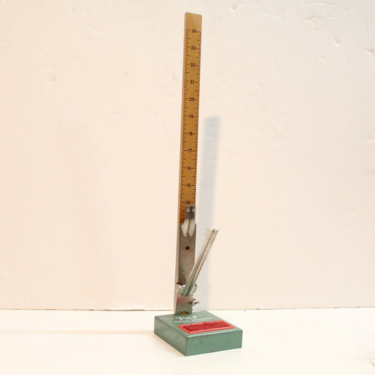  Pin-It Skirt Marker - Mid-Century Orco Wood & Metal Dressmaker Hemming Tool