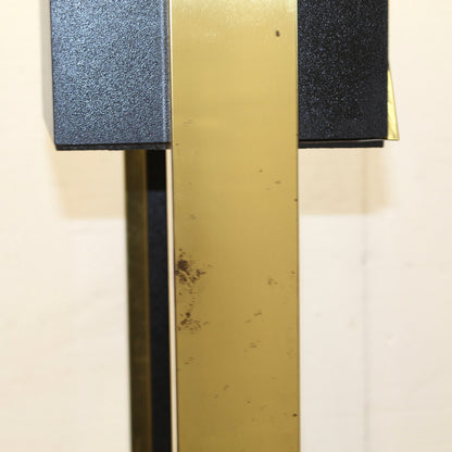 1970s Gold Digital LED Pedestal Clock.
