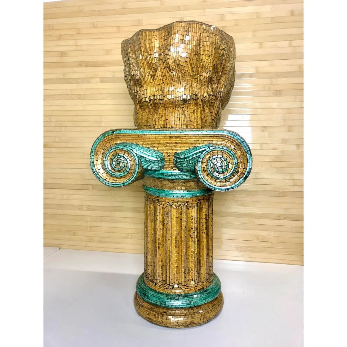 Lion Head Planter & Column Capital | 2 Piece Set | Jobi
