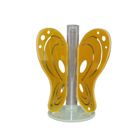 Vintage Glass Butterfly Bud Vase, glass Butterfly flower Vase
