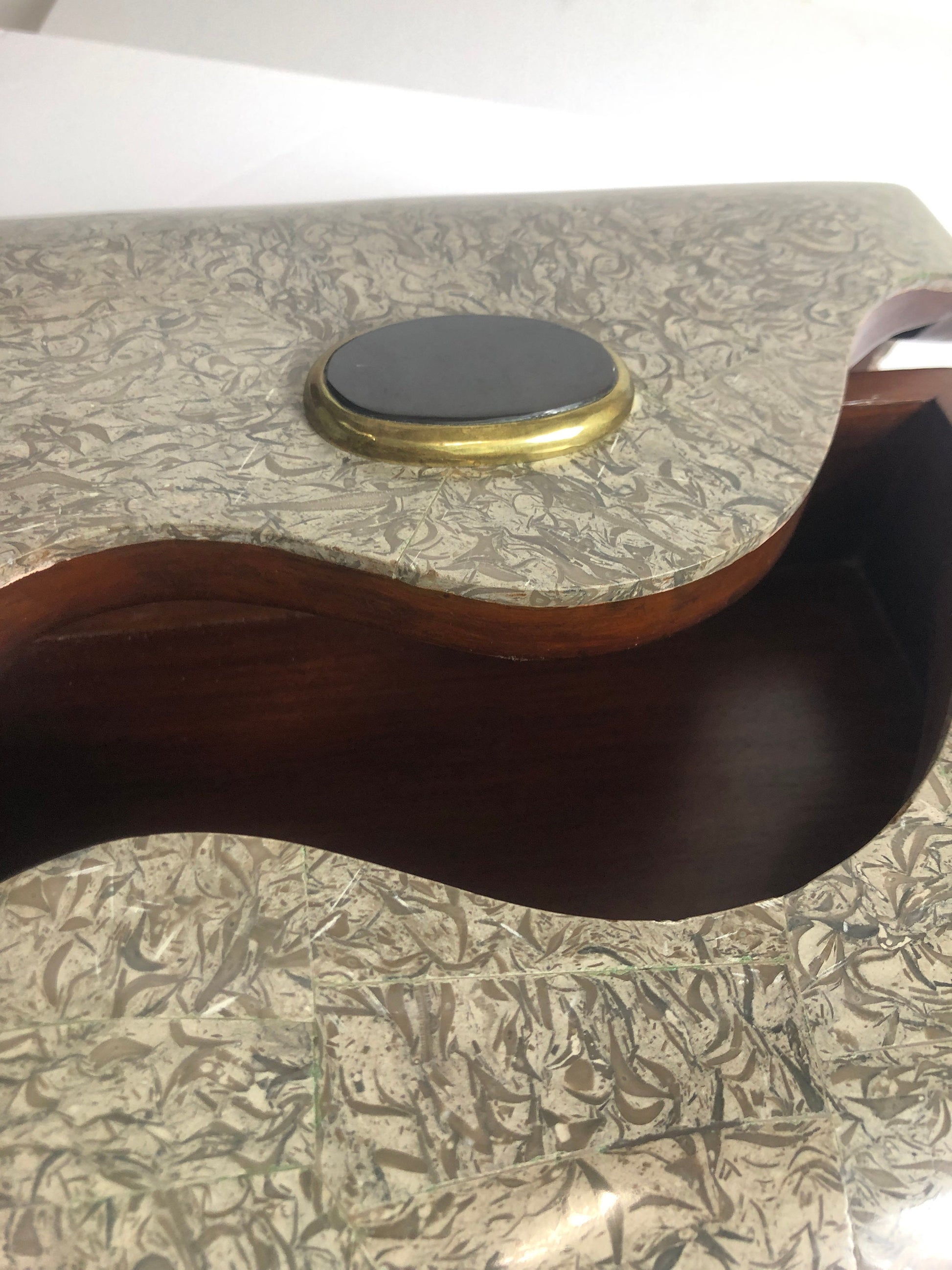 Rosewood with Tessellated Stone Personal Box from OffCenterModern