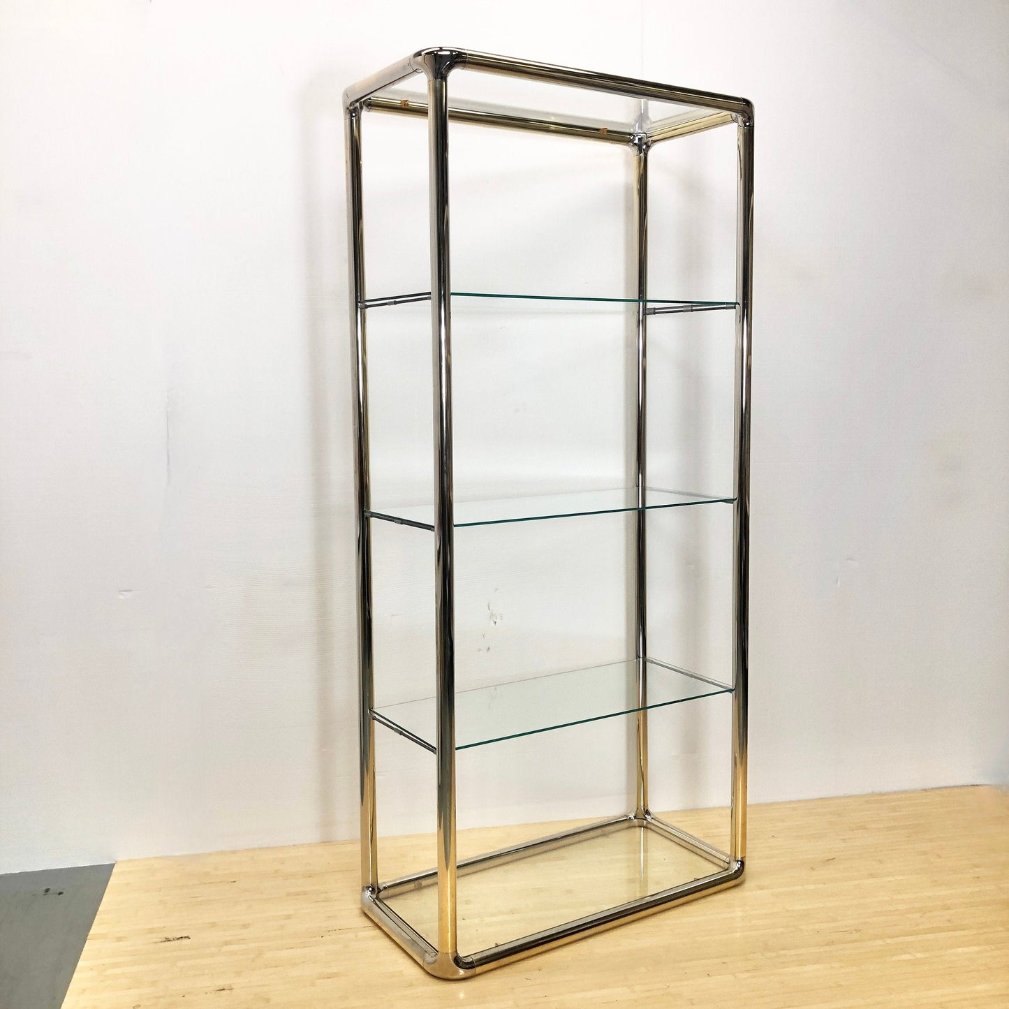 Tubular Brass Etageres | Milo Baughman - OffCenterModern