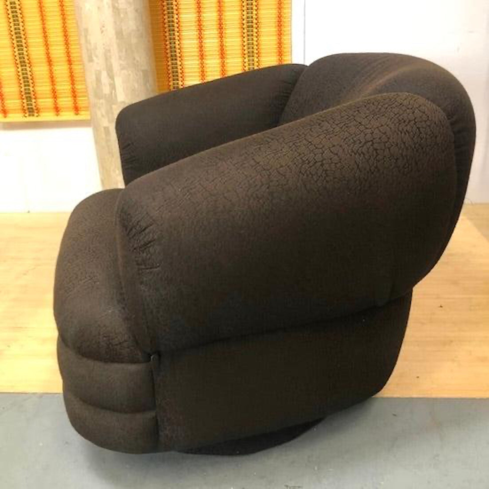 1980s Vladimir Kagen Swivel Chair - OffCenterModern