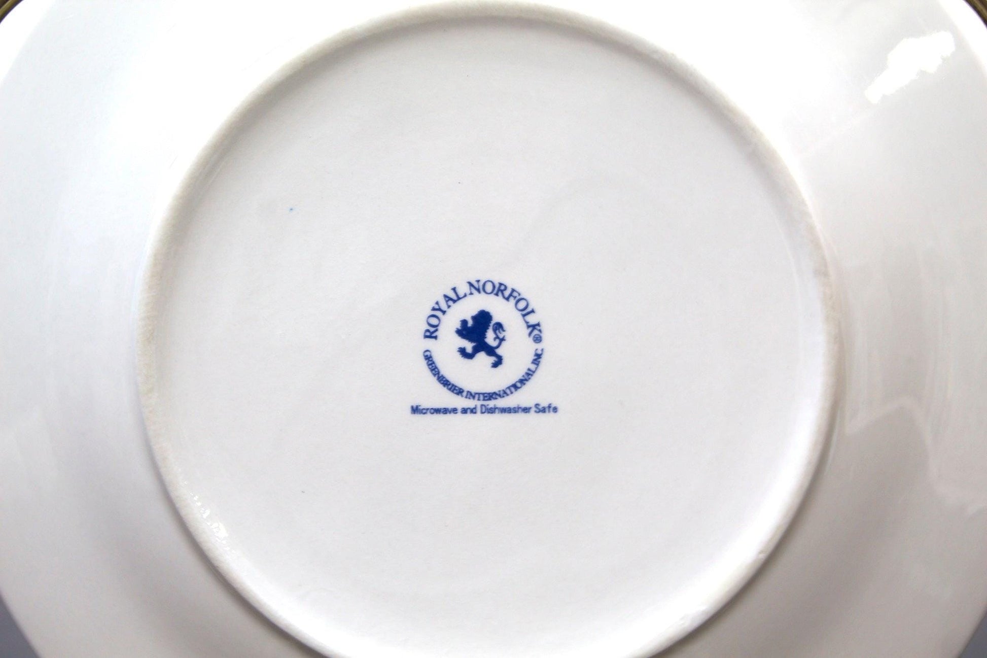 1990s Royal-Norfolk Paisley 10&quot; Dinner Plate | Set of 8 - OffCenterModern
