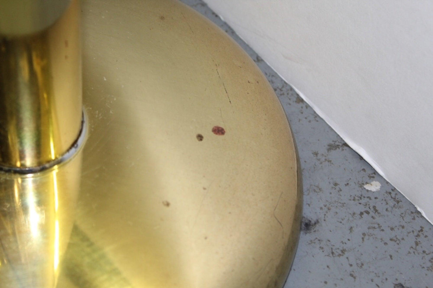 1960s Brass Tubular Floor Lamp | Clover Lamp Co from OffCenterModern
