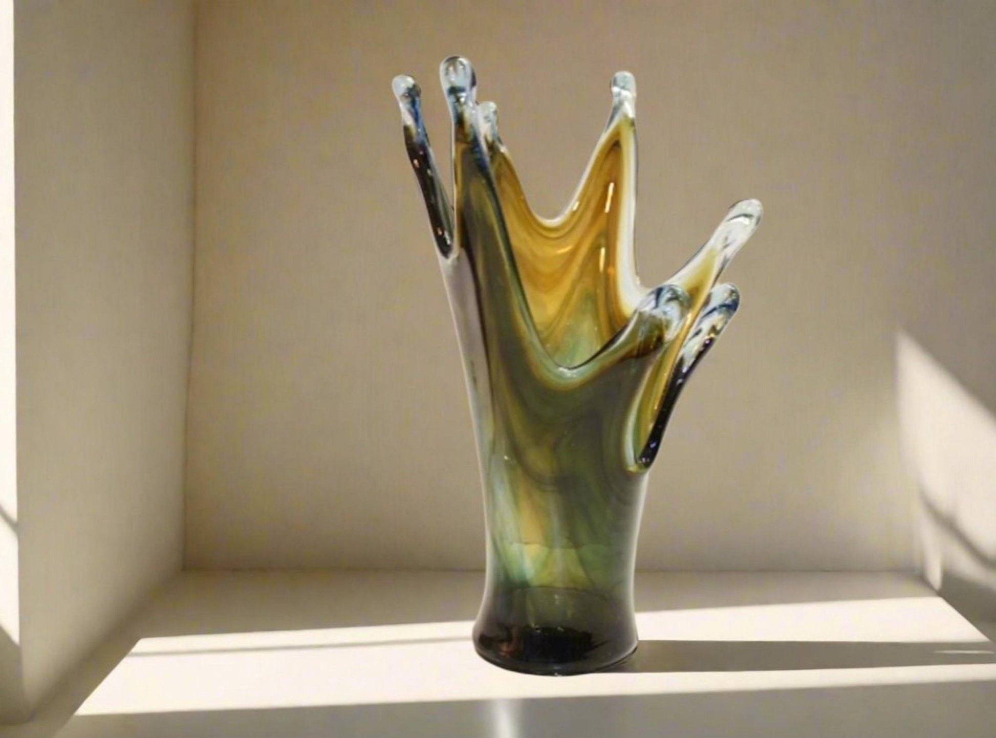 Extra Large Art Glass Vase Murano - OffCenterModern