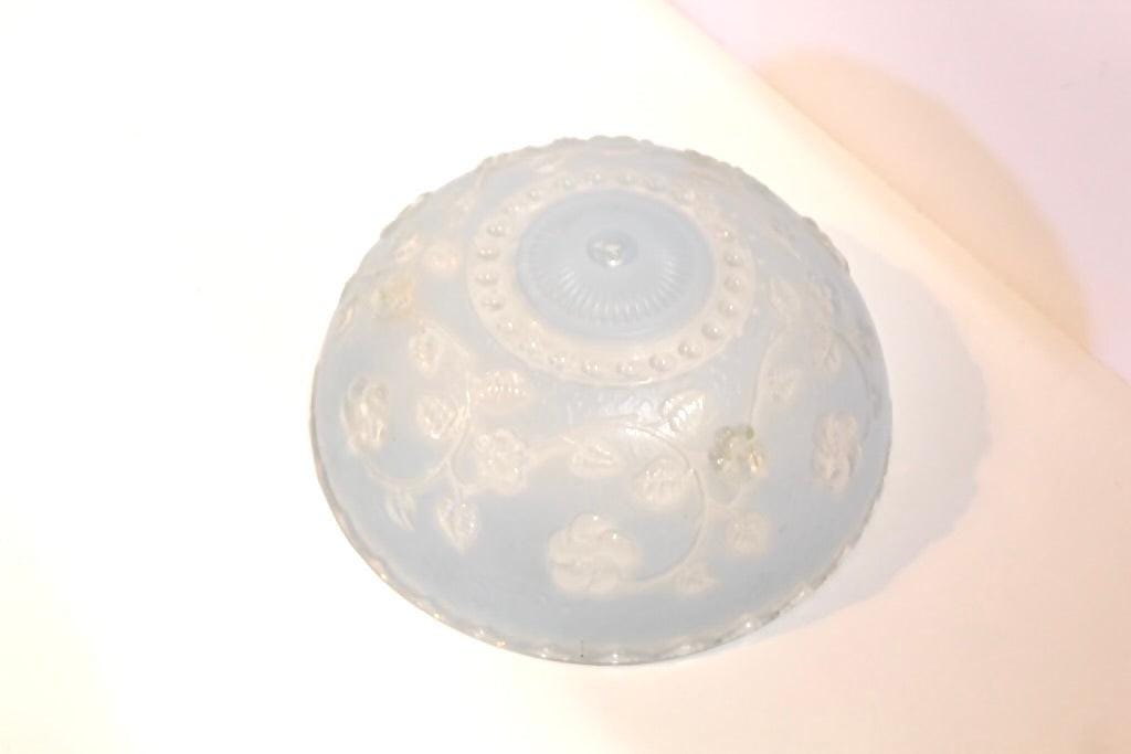 Art Nouveau Blue Glass Pendant Shade