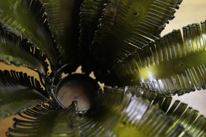 Metal Palm Tree Candle Holders