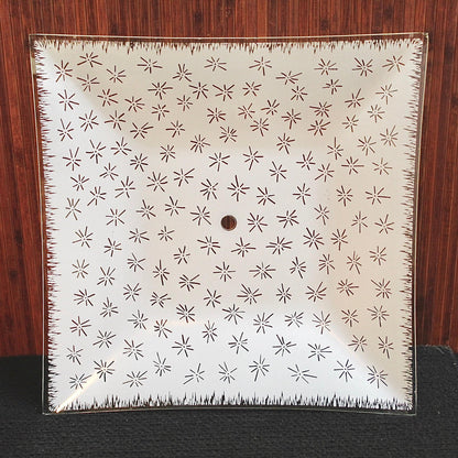 MCM Starburst Frosted GLass Ceiling Fixture Shade