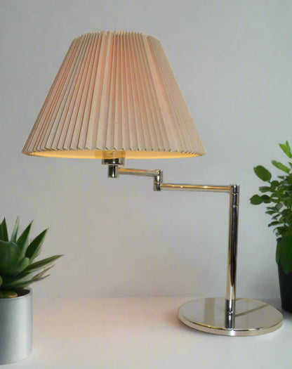 Stainless Steel Swing Arm Desk Lamp | Hansen Lamps