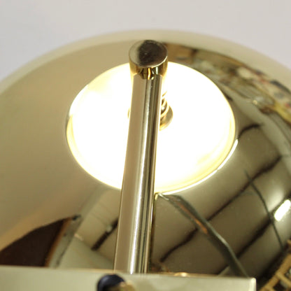 Vintage Brass Saucer Wall Sconce