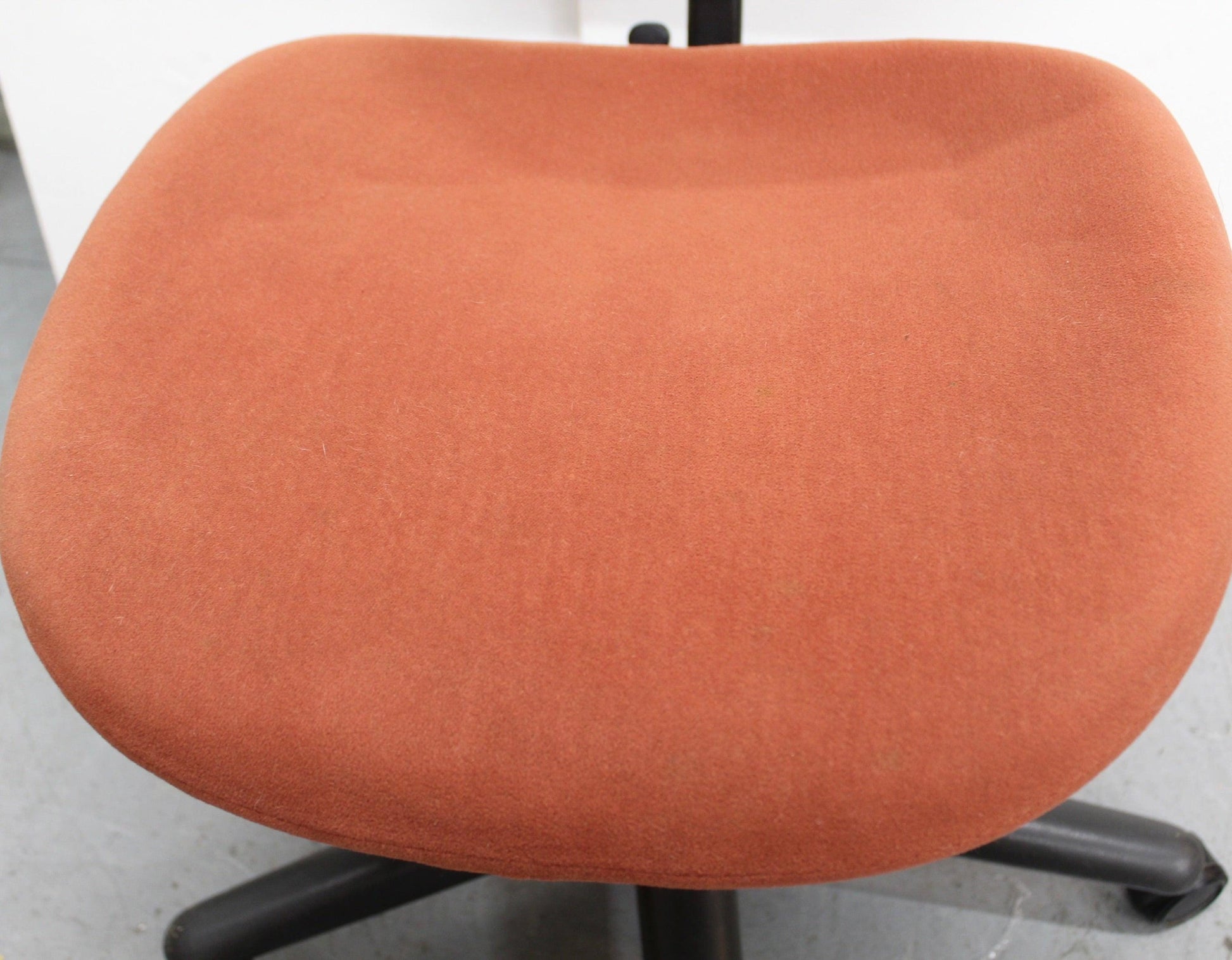 Vintage Herman Miller Orange Office Chair Secretary Chair