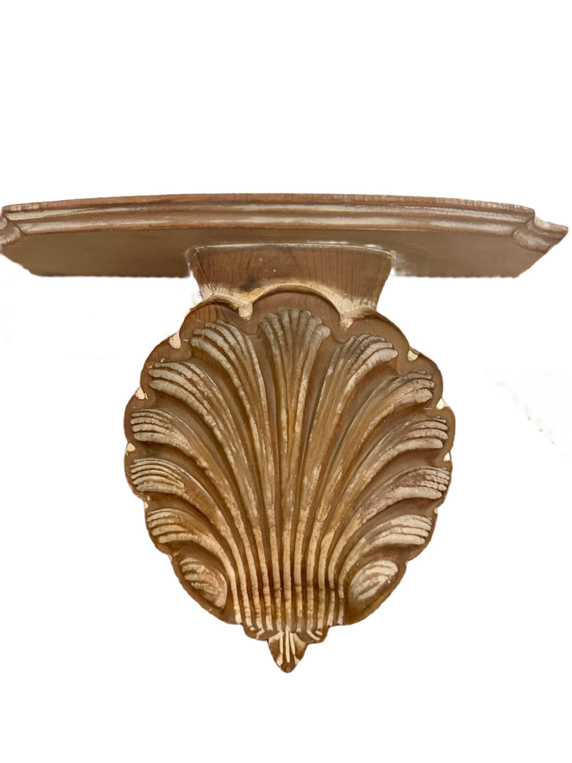 acanthus leaf with shelf atop  carbel