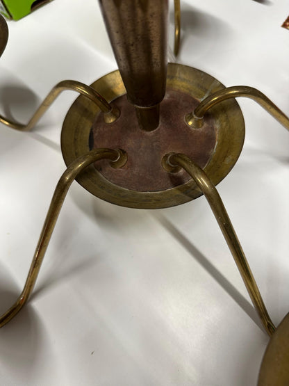 Mid Century 5 Arm Bronze Chandelier from OffCenterModern