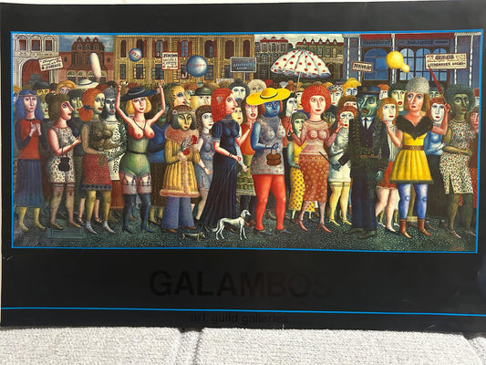 Tamas Galambo Gallery Poster |"Ladies of the Night" from OffCenterModern