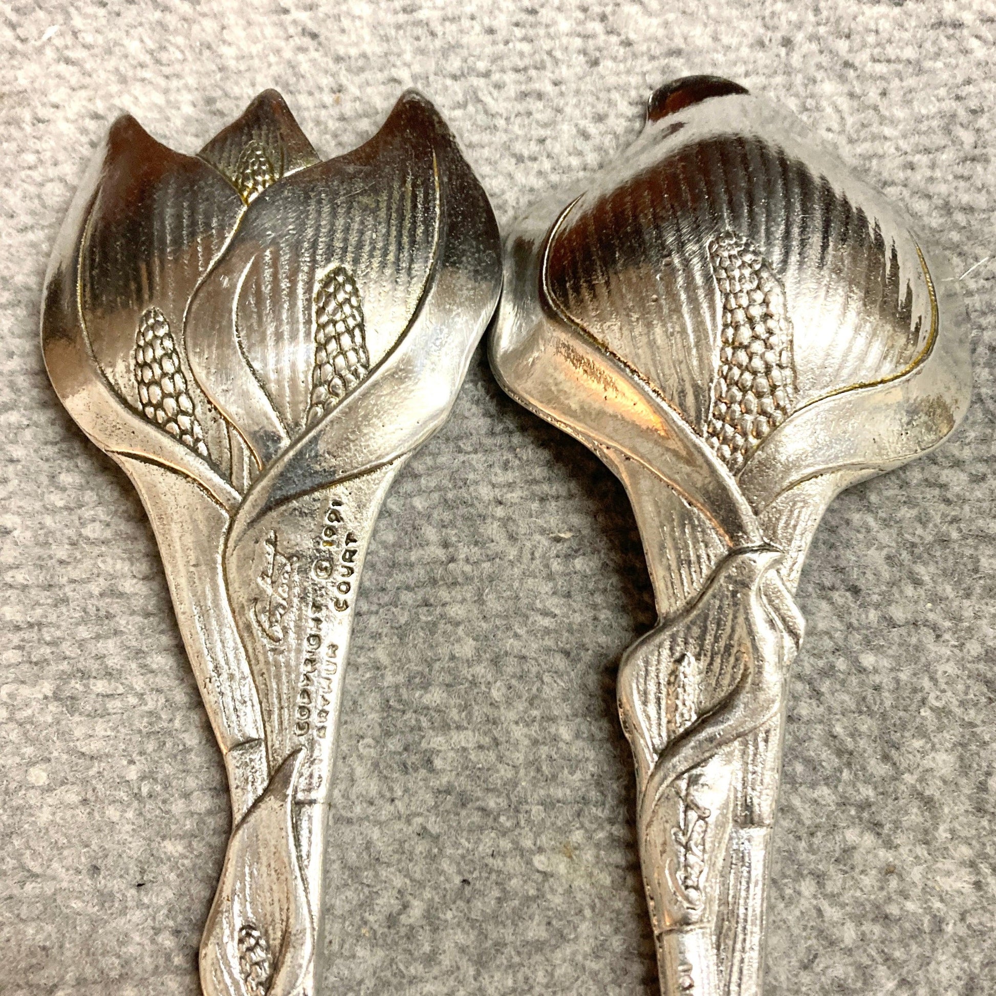 Vintage Arthur Court Bunny Salad Bowl with Bunny Serving Utensils