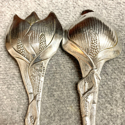 Vintage Arthur Court Bunny Salad Bowl with Bunny Serving Utensils