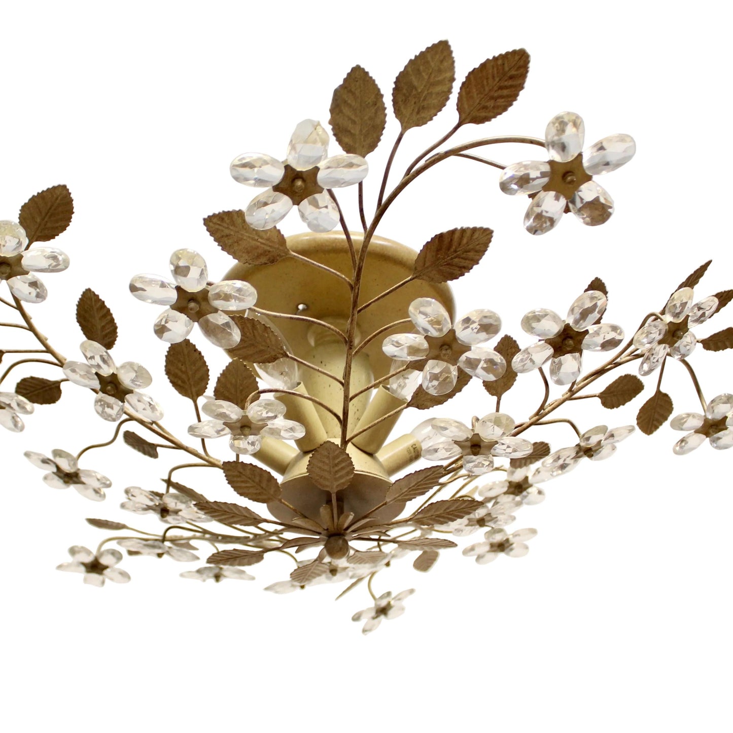 Crystal Floral Branch Flush Mount Ceiling Light from OffCenterModern