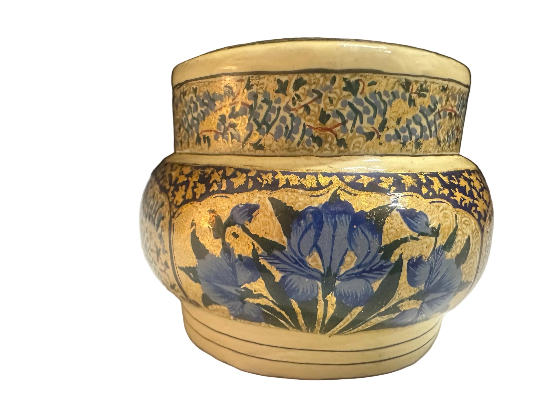Vintage Kashmiri Papier-mache Lacquerware Decorative Trinket Box from OffCenterModern