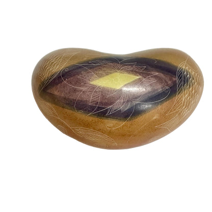 Vintage Soapstone Trinket Jewelry Box from OffCenterModern