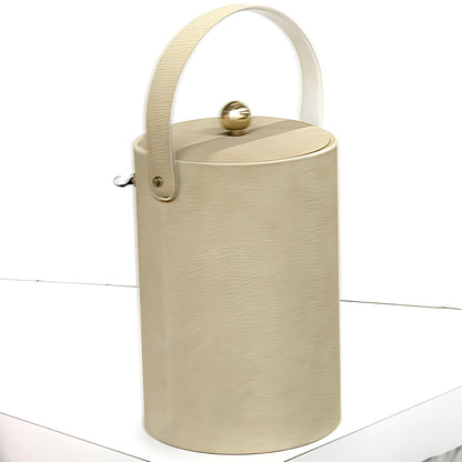 1970s Suede Ice Bucket | Georges Briard