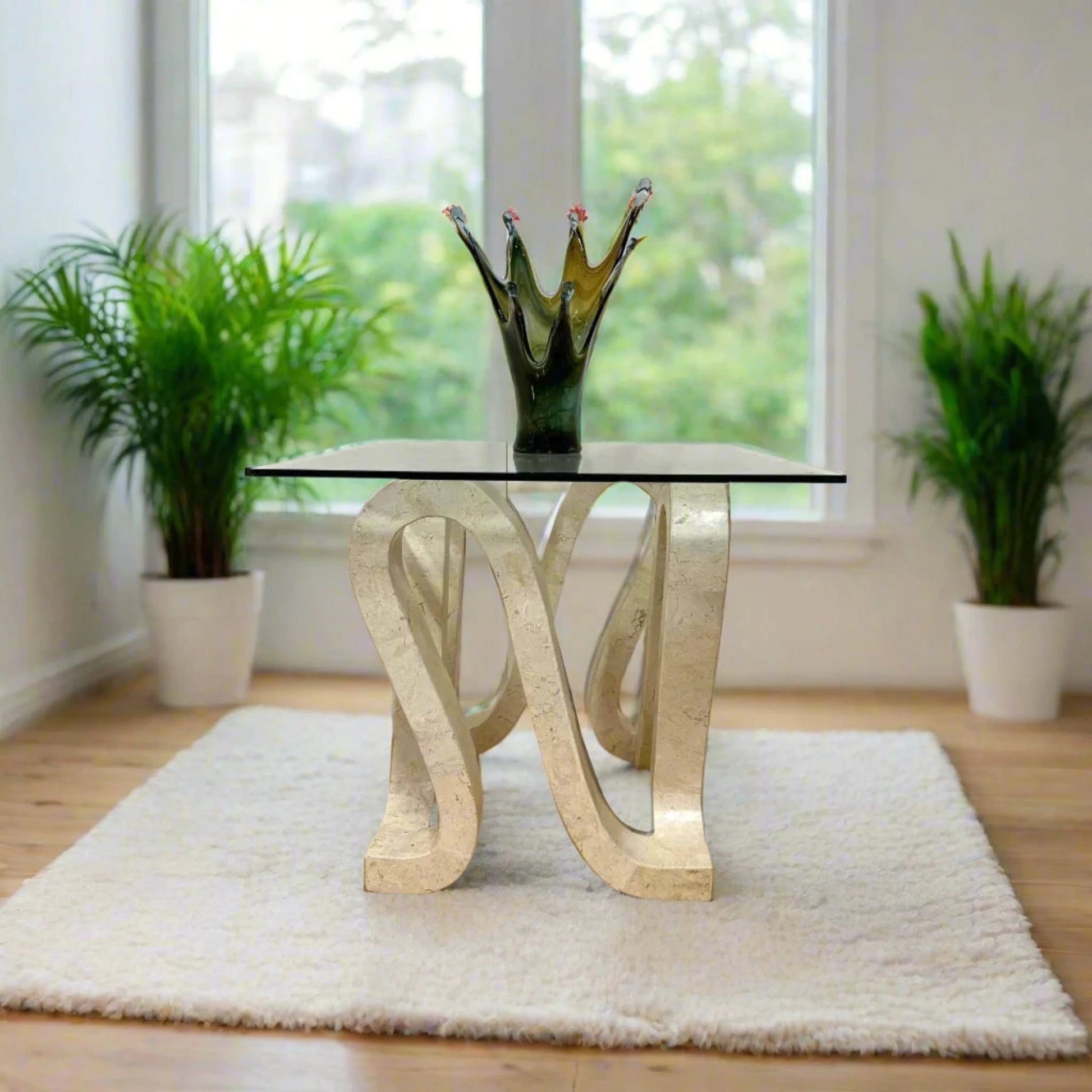 Large Tessellated Stone Accent Table | Maitland Smith