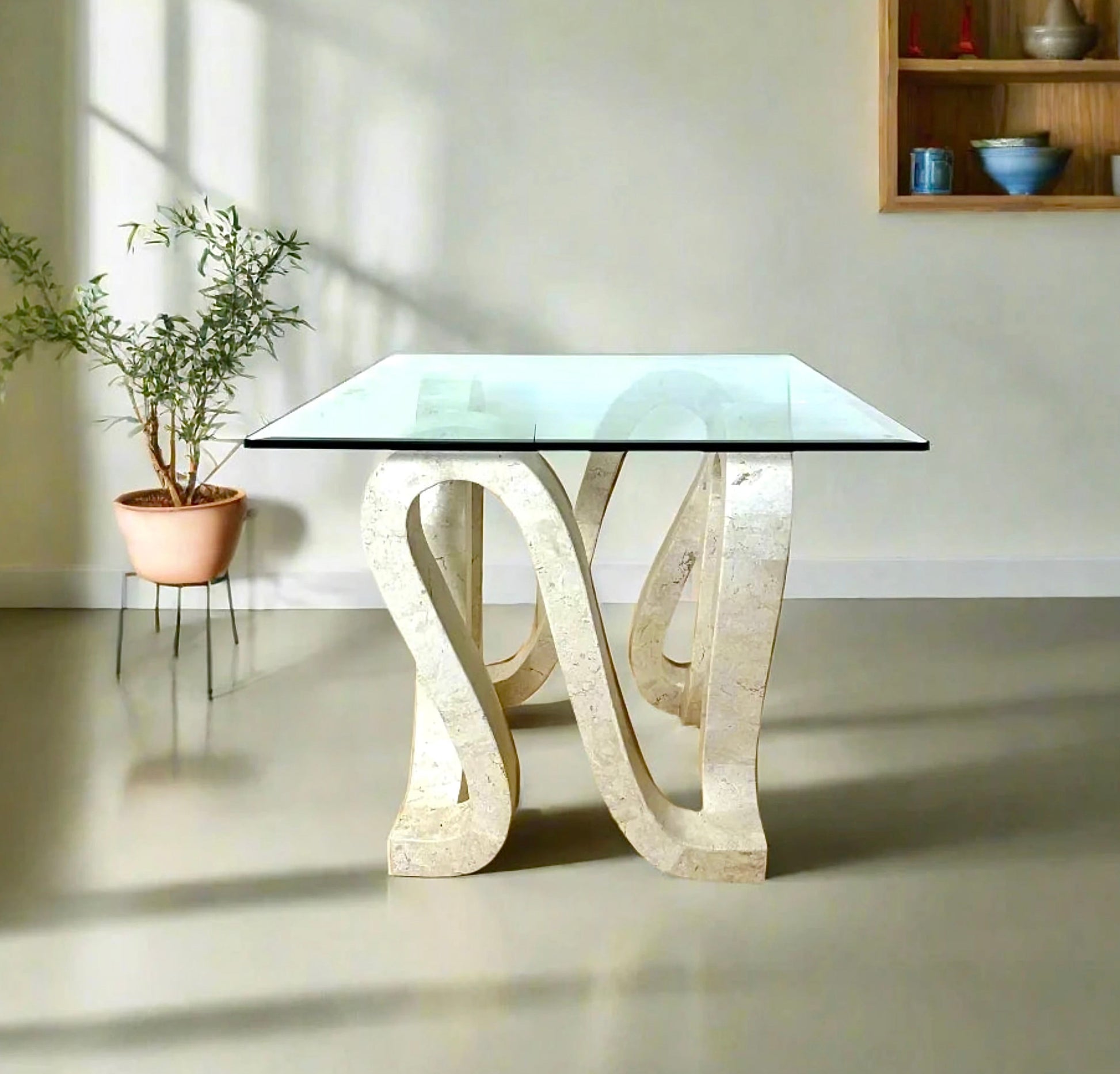 Large Tessellated Stone Accent Table | Maitland Smith