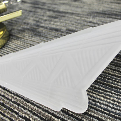 Polished Brass Art Deco Wall Sconce with Frosted Glass Shade