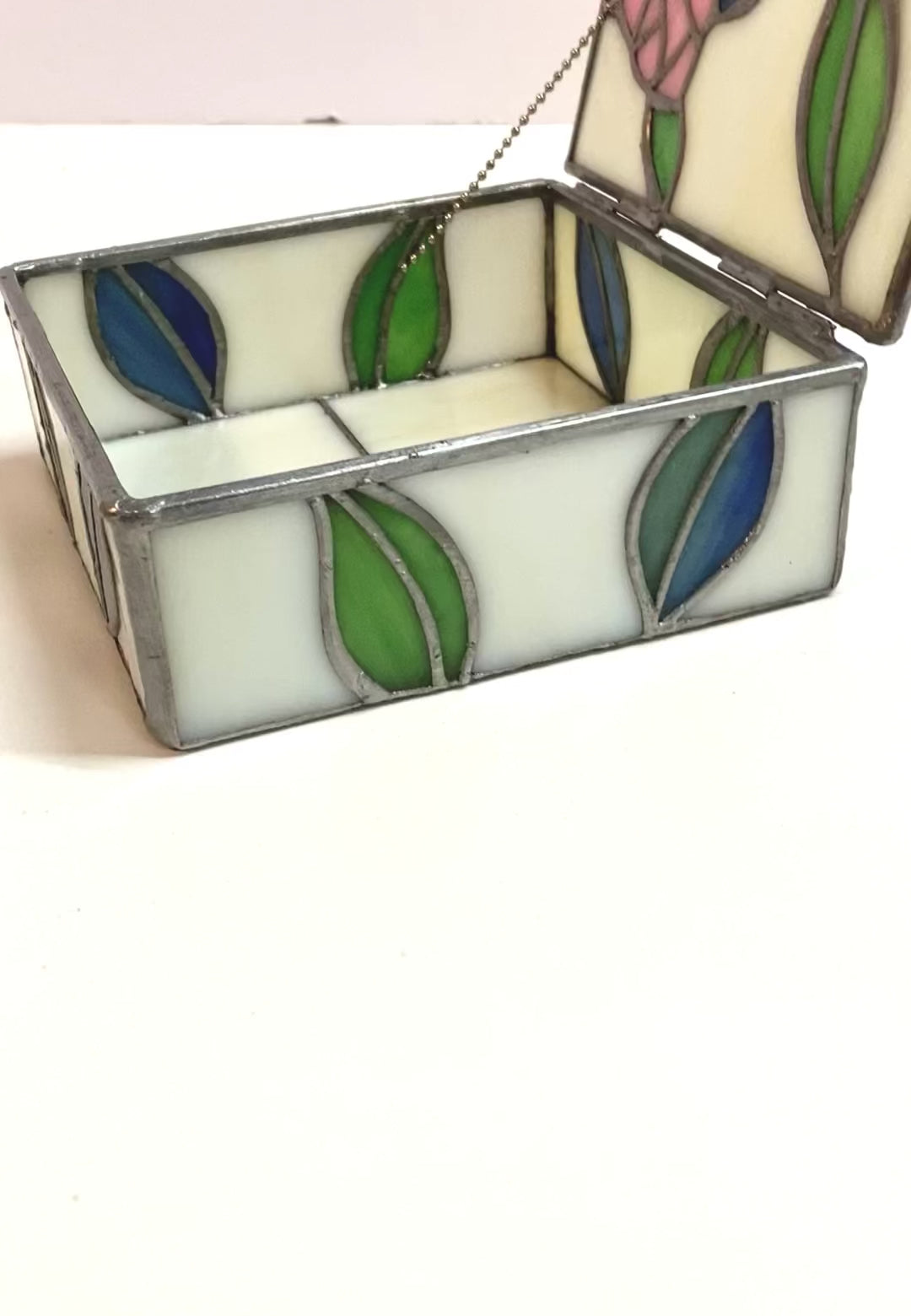 Stained Glass Box, Stained Glass Rose